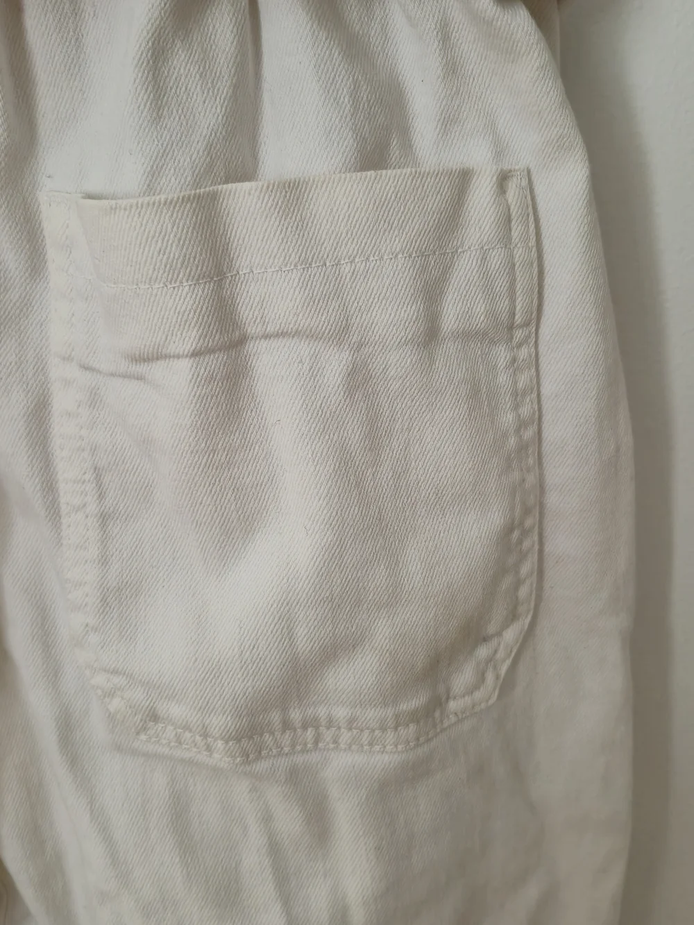 Acquaverde Paris Off-White Utility Jumpsuit with Tie Waist - Size 38 - Picture 8 of 16